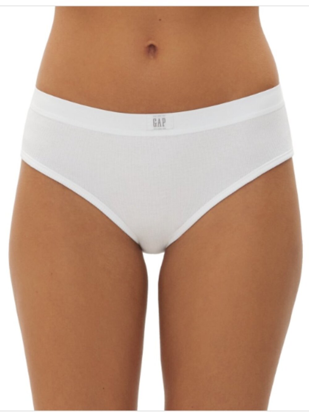 GapBody Women's Logo Comfort Hipster Underwear White Size S 11031
